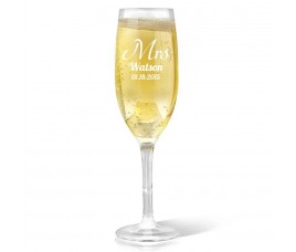 Mrs Design Champagne Glass