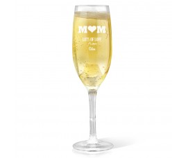 Mum Champagne Glass