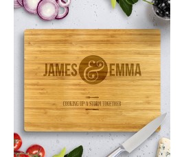 Cooking up a Storm Bamboo Cutting Board