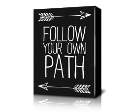 Follow Your Own Path Canvas