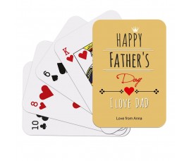 Happy Father's Day Playing Cards