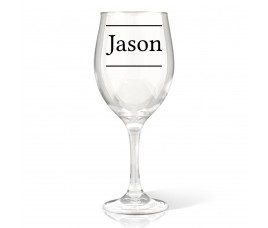 Name Wine Glass