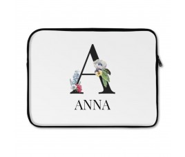 Letter with Flowers Laptop Sleeve