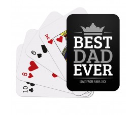 Best Dad Ever Playing Cards