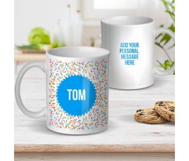 Blue Confetti Mug