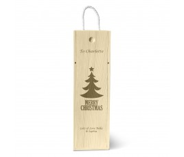 Christmas Tree Single Wine Box