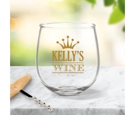 Classy Stemless Wine Glass
