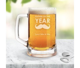 Father Glass Beer Mug