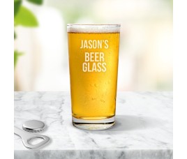 First Name Engraved Pint Glass