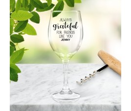 Grateful Wine Glass