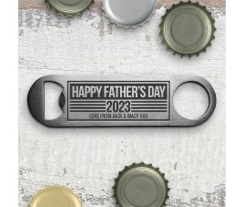 Happy Father's Day Engraved Bottle Opener