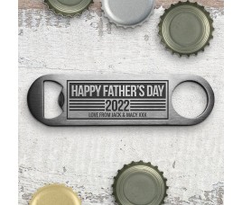 Happy Father's Day Engraved Bottle Opener