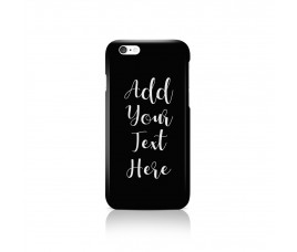 Add Your Own Message Apple iPhone Case