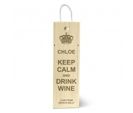 Keep Calm Single Wine Box