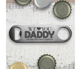 Love You Daddy Engraved Bottle Opener