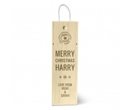 Merry Christmas Single Wine Box