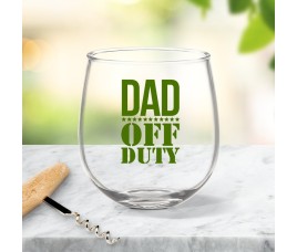 Off Duty Stemless Wine Glass