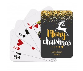 Reindeer Christmas Playing Cards