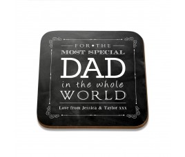 Special Dad Square Coaster
