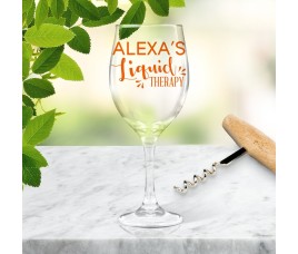 Therapy Wine Glass