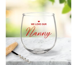 We Love Our Stemless Wine Glass