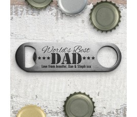 World's Best Dad Engraved Bottle Opener