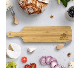 Queen of the Kitchen Long Bamboo Serving Board