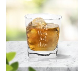 Add Your Own Message Engraved Tumbler Glass